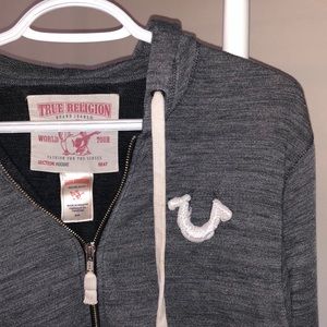 Grey Zip-Up Hoodie